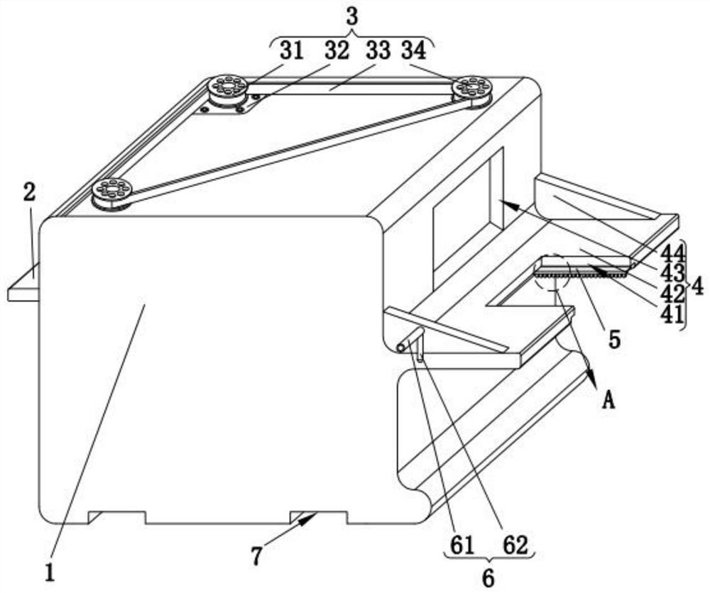 A logistics sorting device