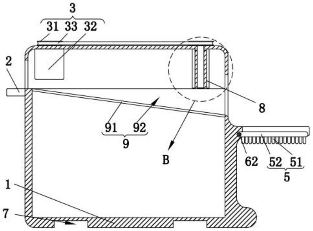 A logistics sorting device