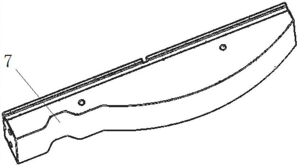 Variable-arc surface bending die