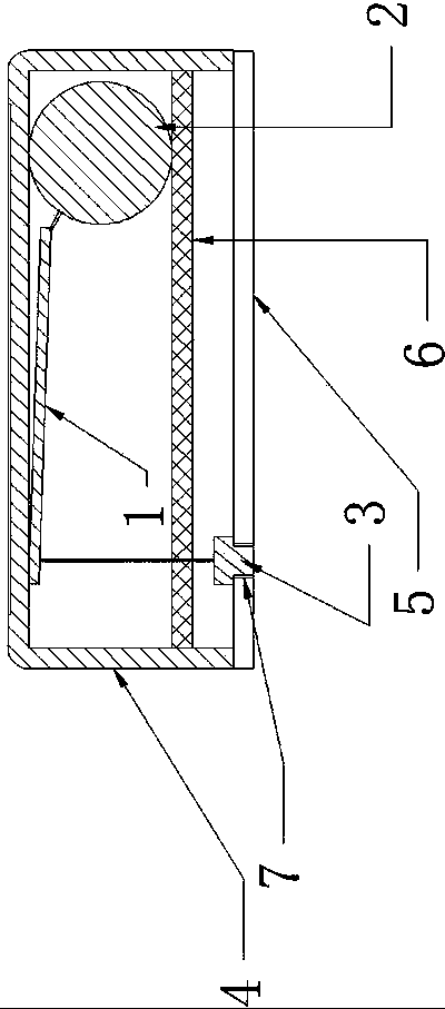 Wireless temperature measuring module