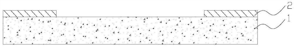 Pixel bank structure suitable for manufacturing display by printing process and preparation method thereof