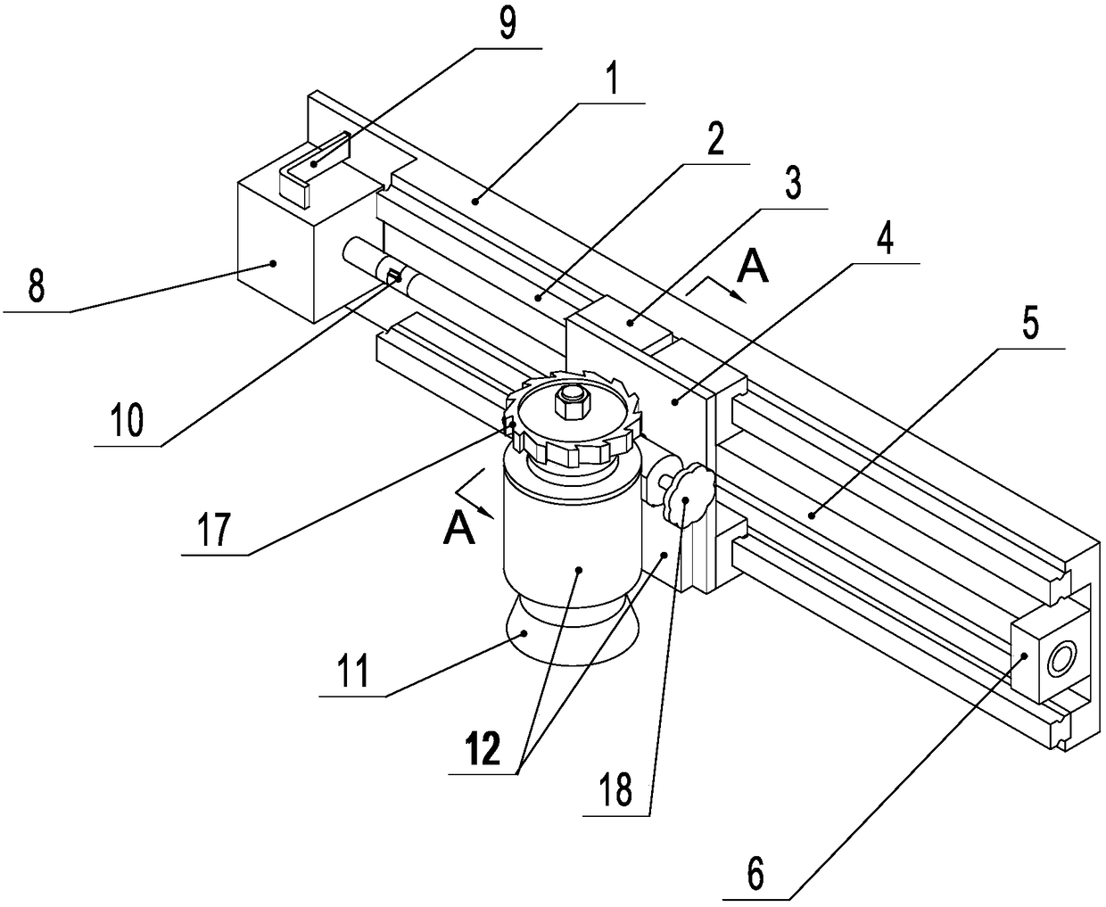 Automatic sharpening device for silage harvester