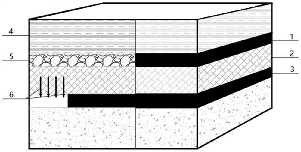 A mine-used frp grid-coal gangue-self-compacting concrete regenerated roof and its construction method