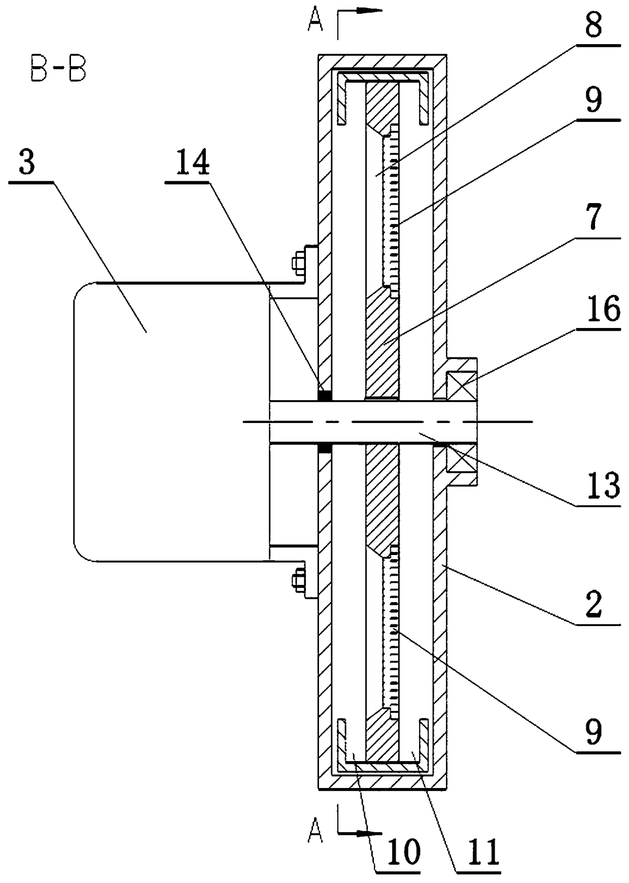 Coal ash layered smashing device for chemical experiment