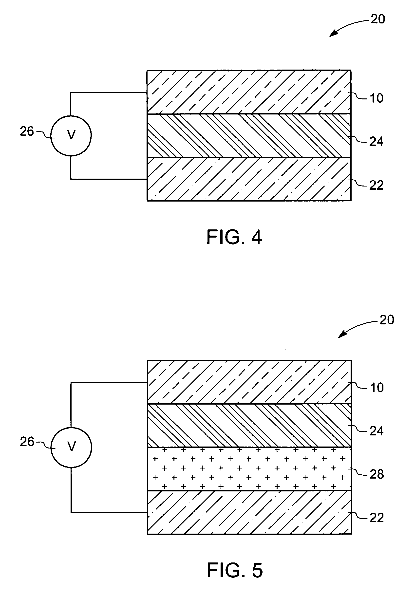 Electrode stacks for electroactive devices and methods of fabricating the same