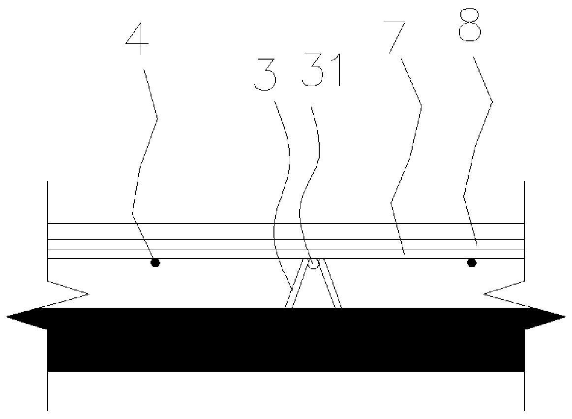 Steel bar layer at external corner