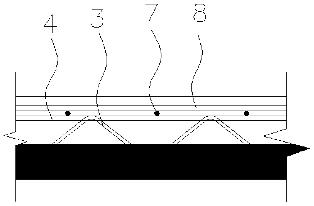 Steel bar layer at external corner