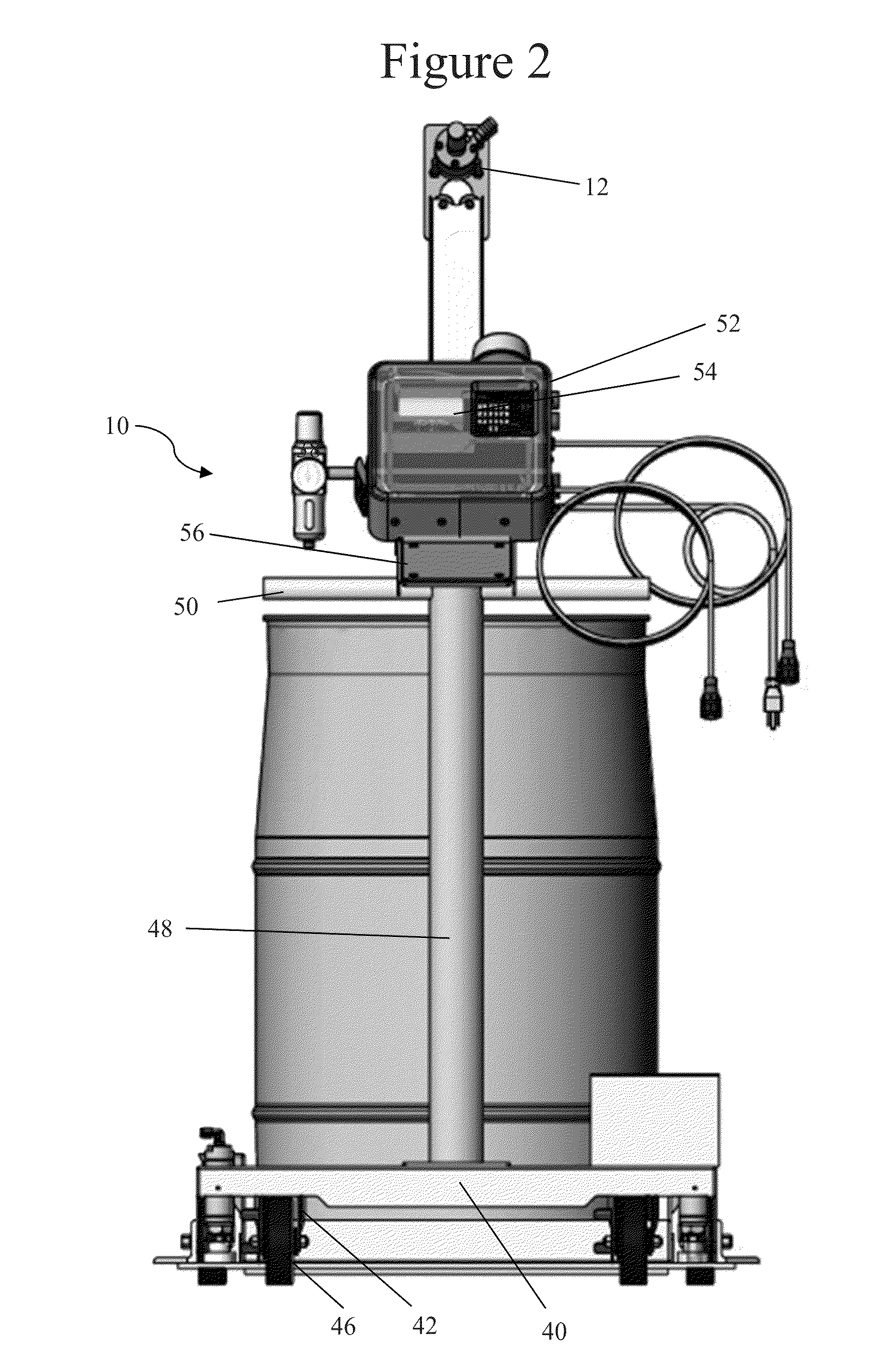 Liquid color cart and method for liquid color dispensing