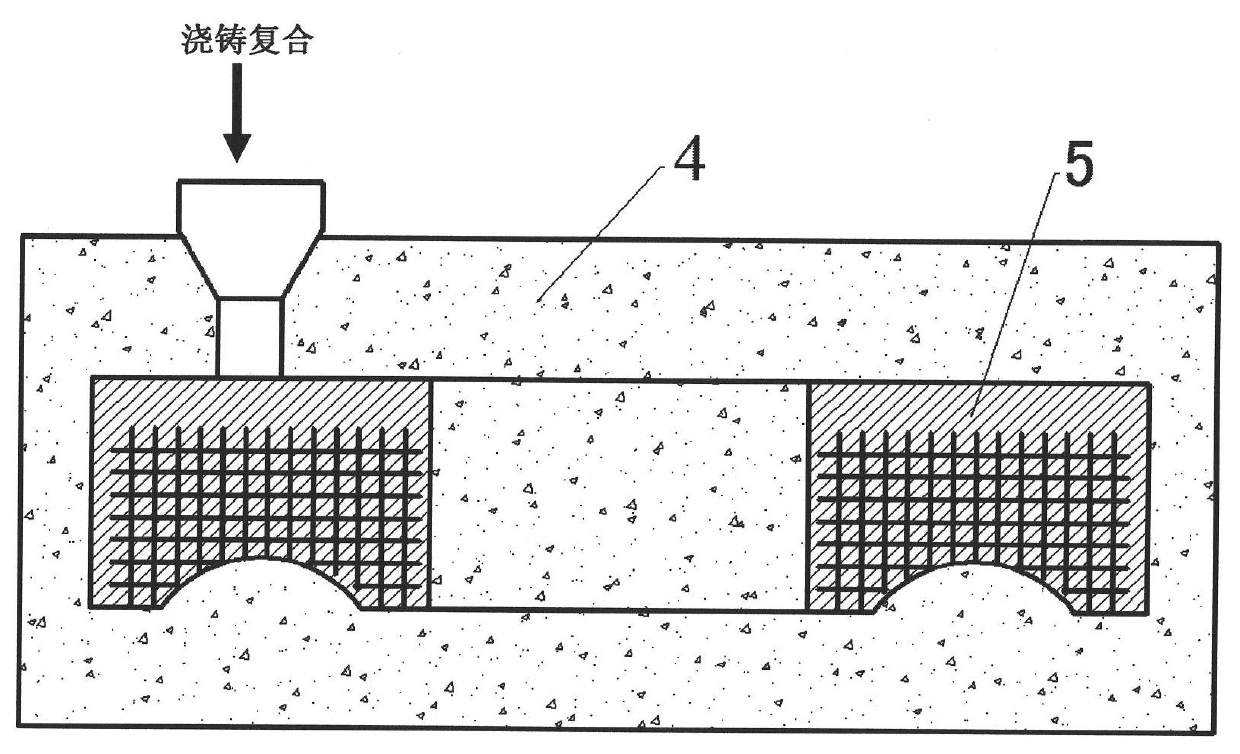 Preparation method of prefabricated framework reinforcement compound grinding disc