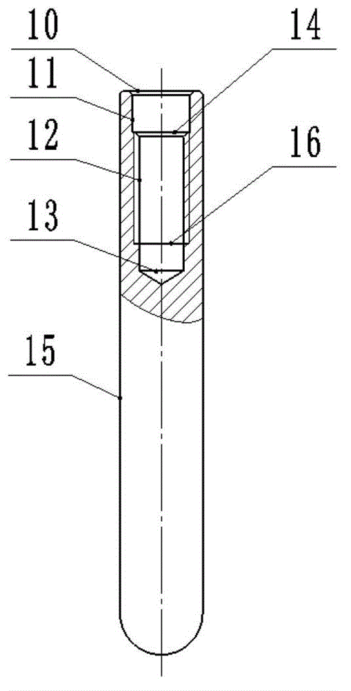 Sectional pin for semiconductor coating equipment