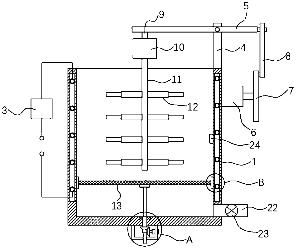 Petroleum mechanical device suitable for heavy oil exploitation