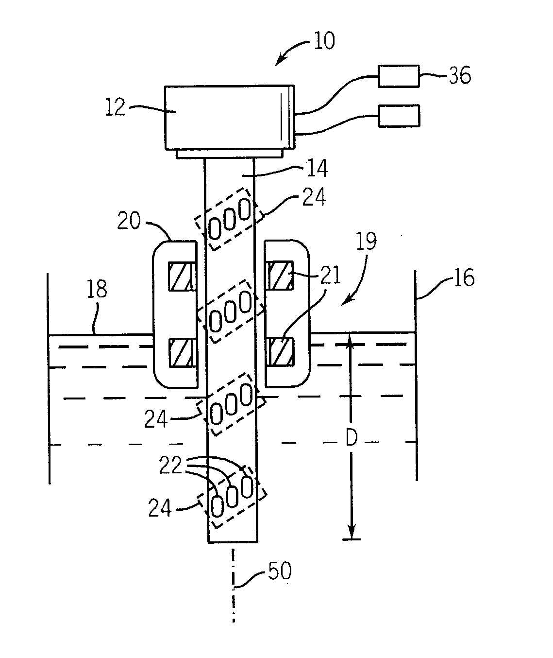 Multi-level liquid level magnetic sensor