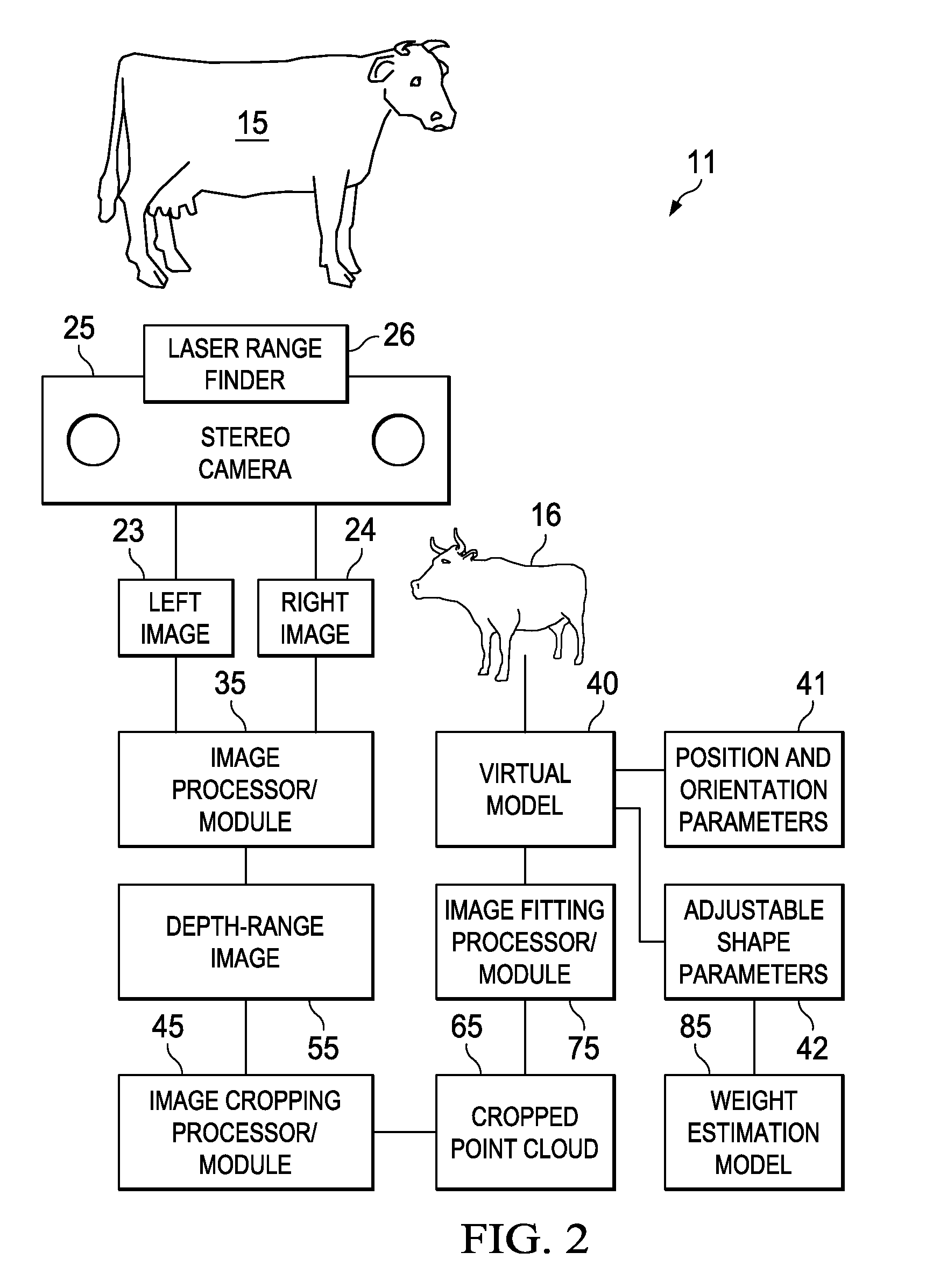 Remote Contactless Stereoscopic Mass Estimation System