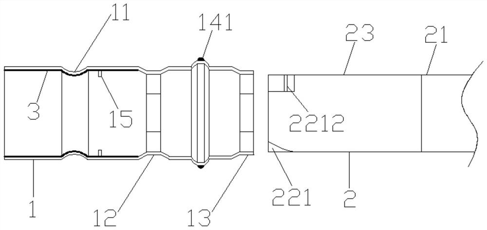 A ring type anti-freezing stainless steel pipe fitting