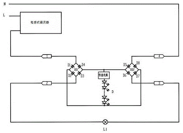 LED fluorescent lamp