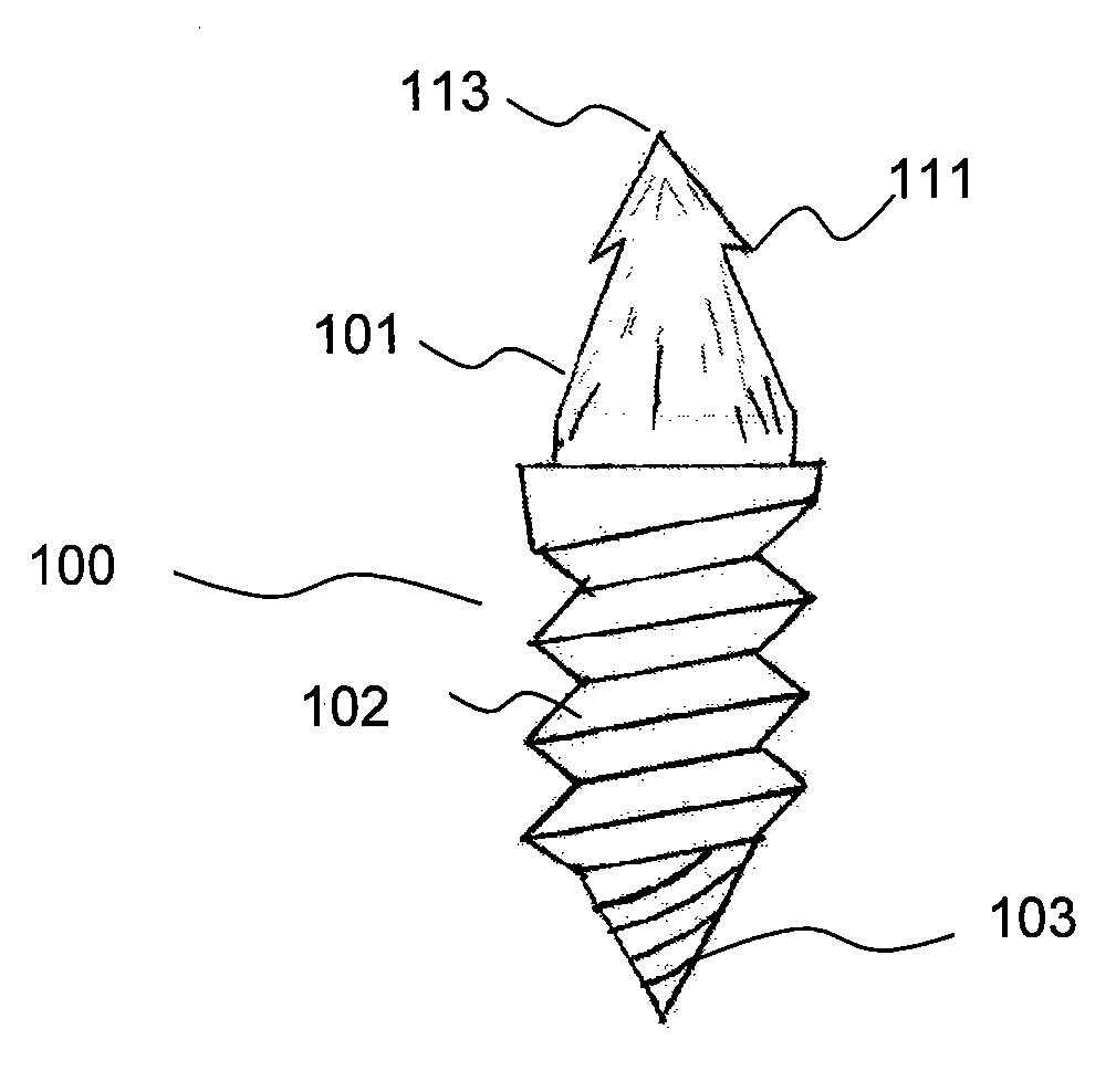 Apparatus for discrete tissue anchoring for soft tissue repair and method of use