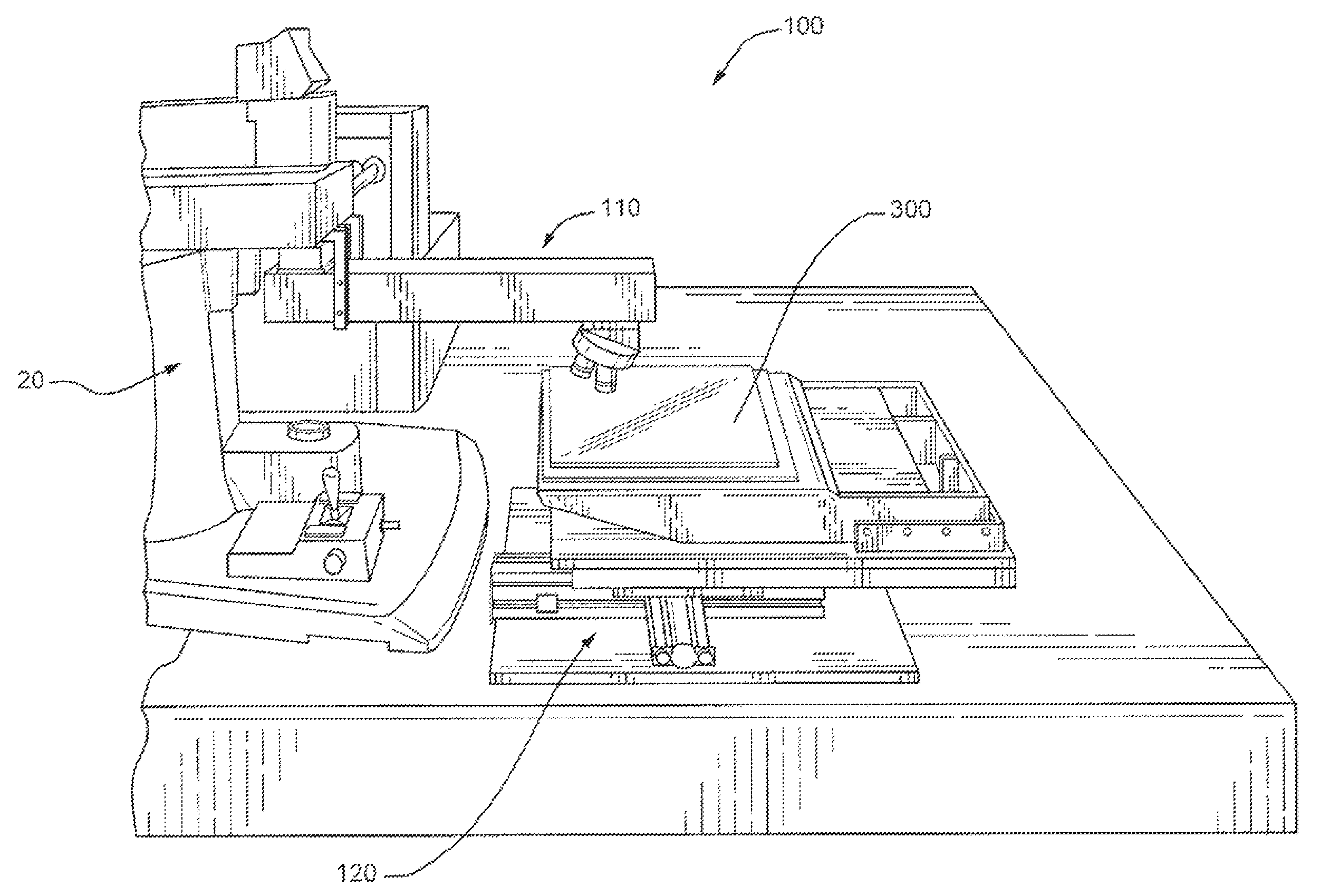 System and device for non-destructive Raman analysis