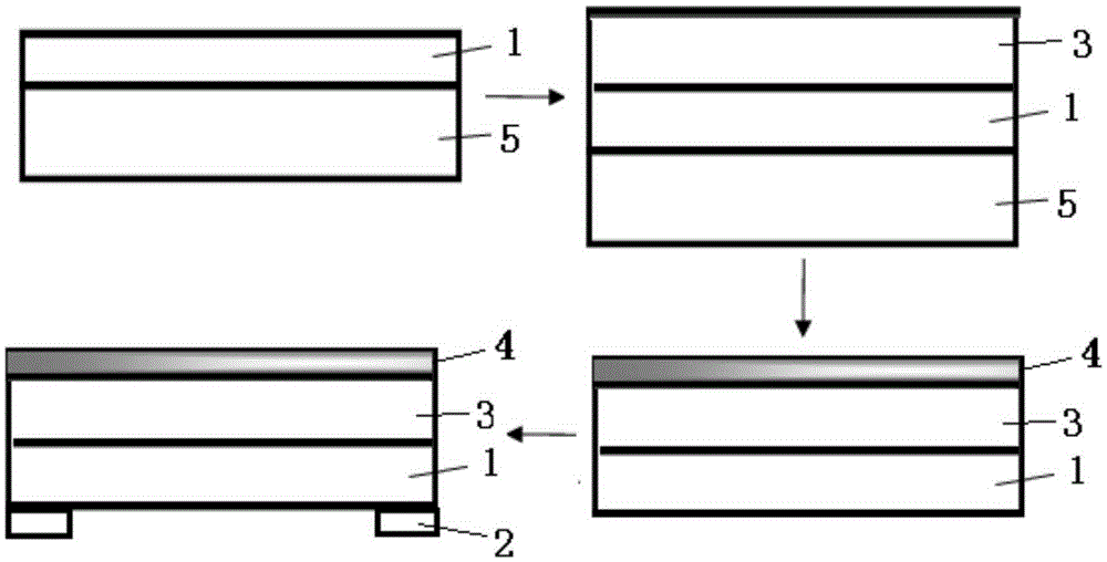 Flexible graphite alkene nanometer wall magnetic field detection device and preparation method