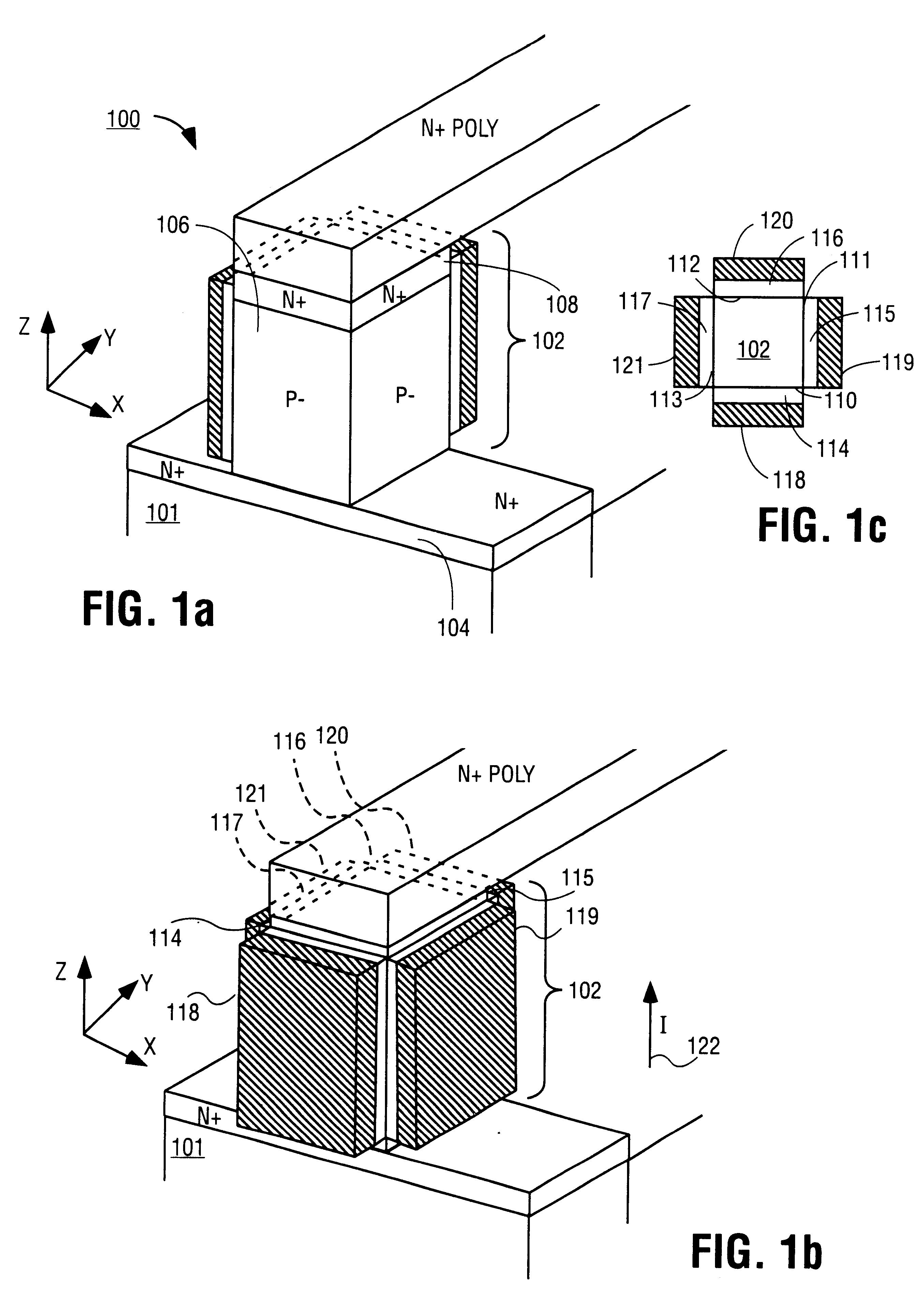 Multigate semiconductor device with vertical channel current and method of fabrication