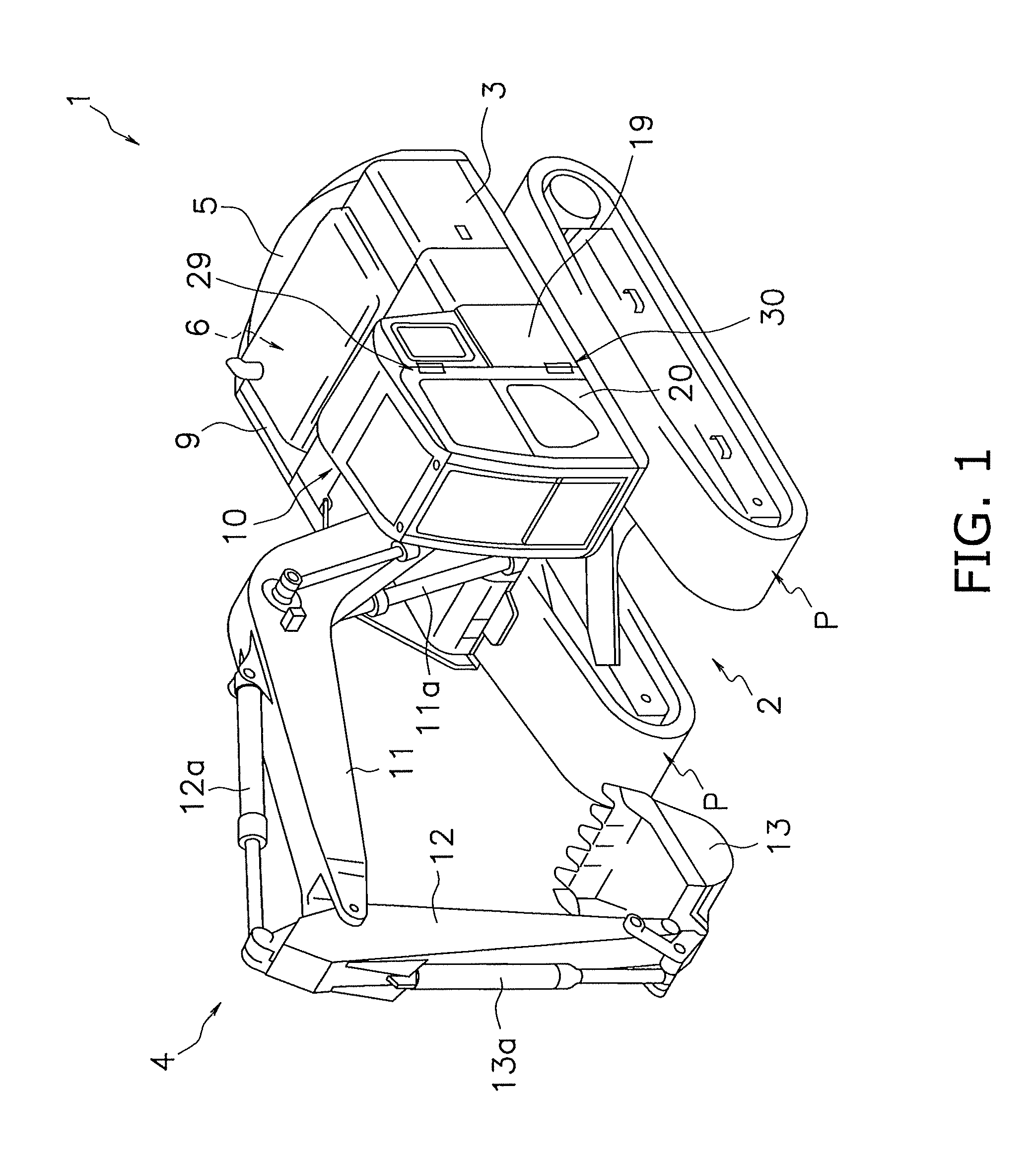 Cab for construction machine