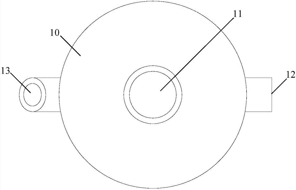 Transfer cavity, feeding system and cooking utensil