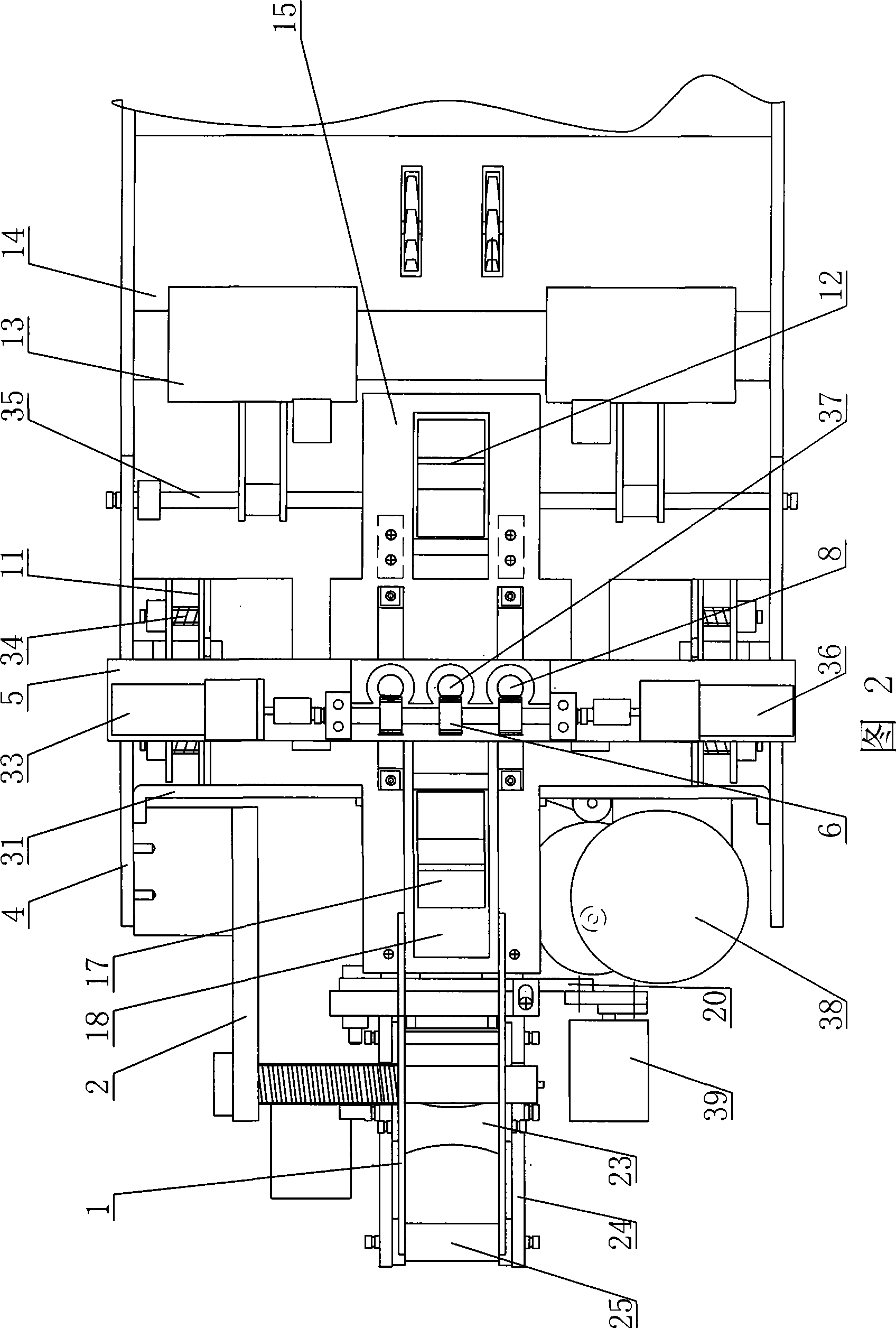 Automatic banknote countering and bundling one-piece machine