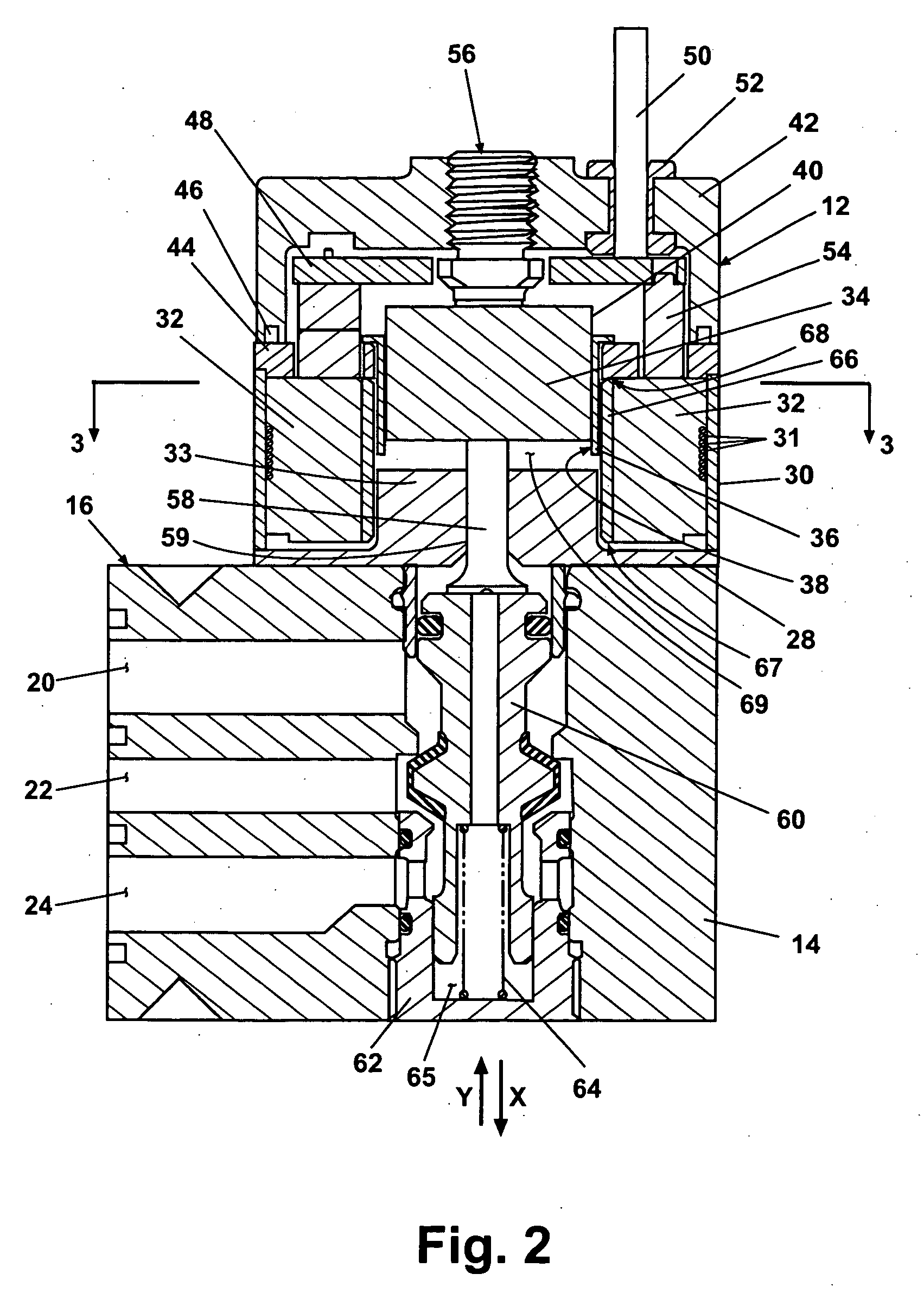 Rapid response solenoid for electromagnetic operated valve