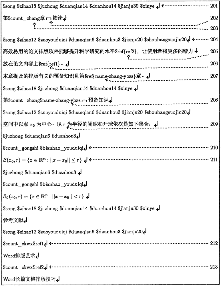 Paper typesetting method and system