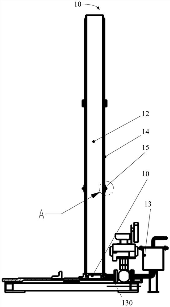 A target binding detection system, target binding detection device and method