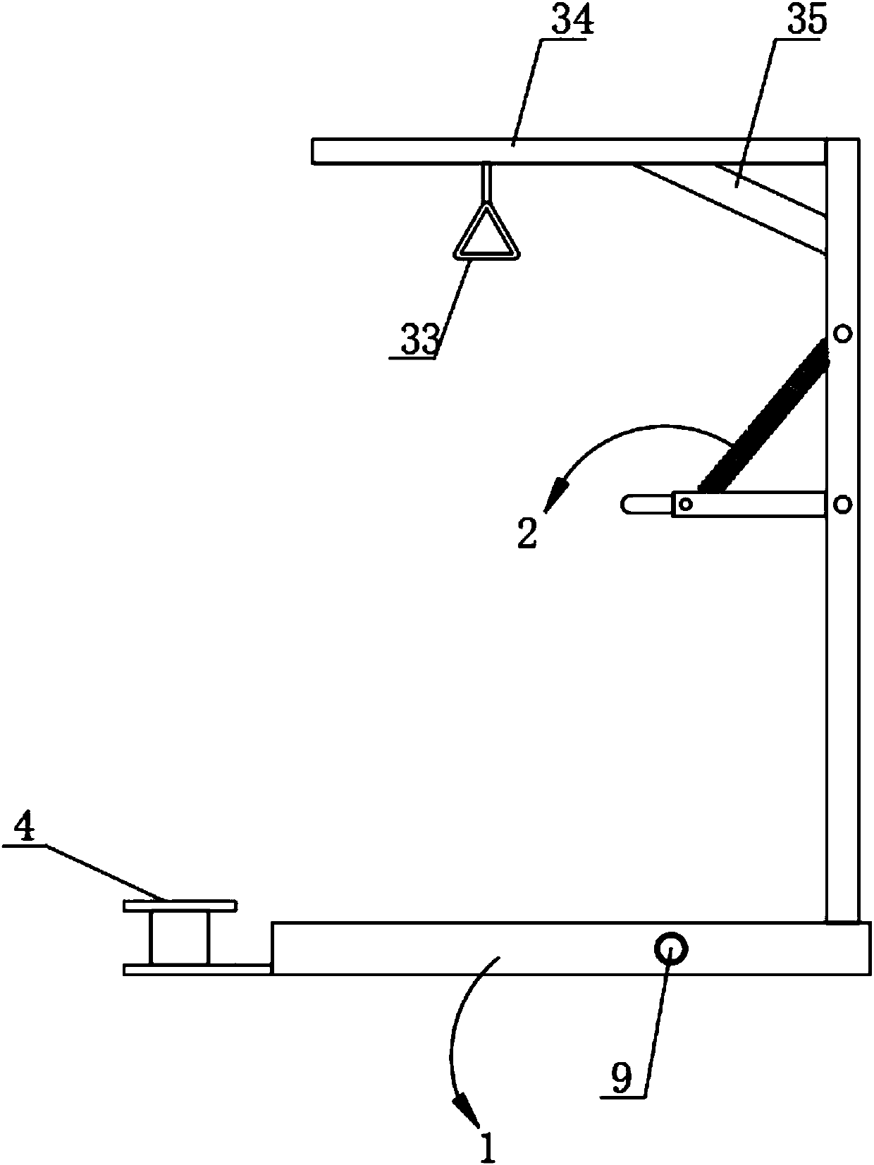 Novel structure warm-up and stretching device used before workout on fitness equipment