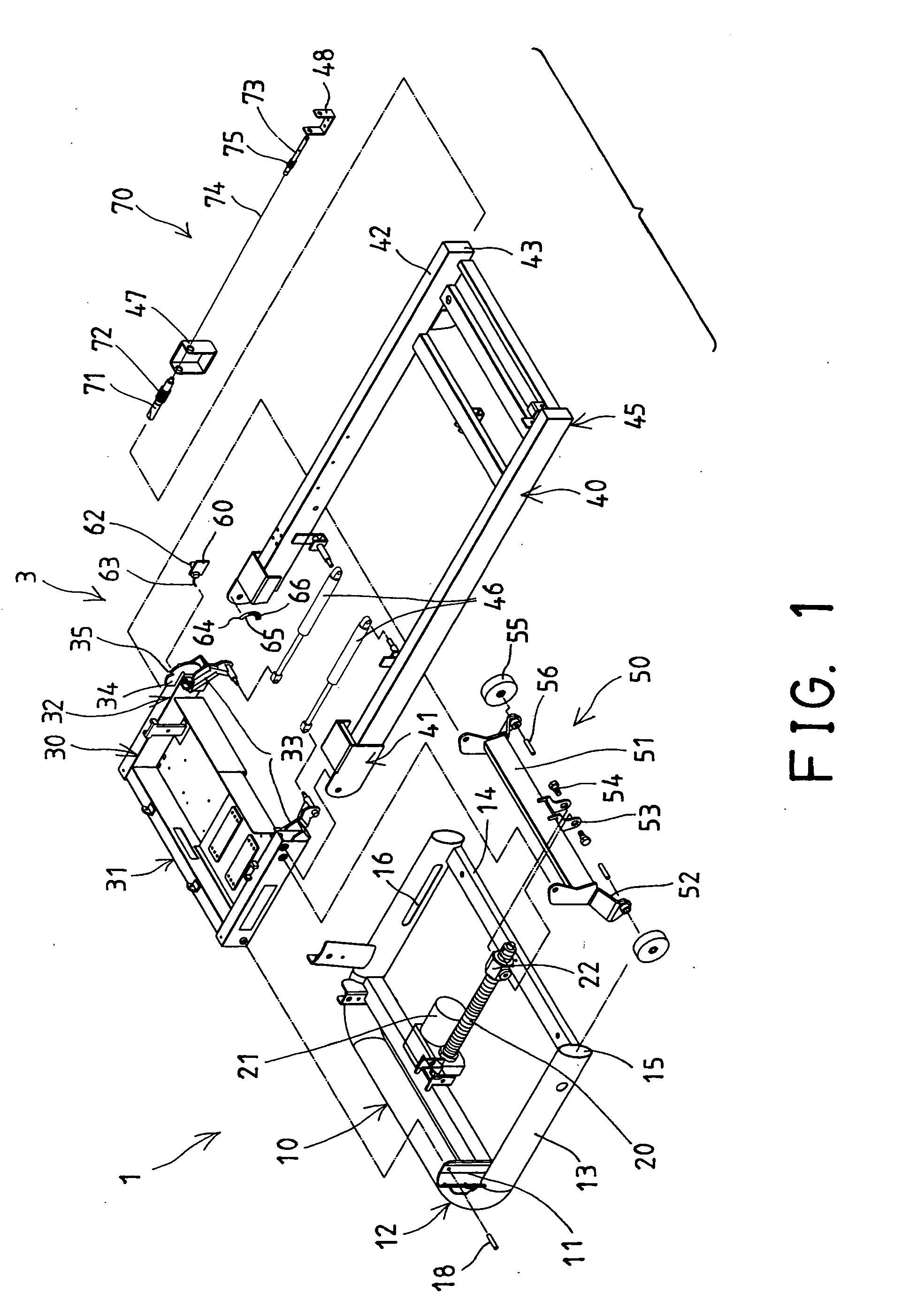 Foldable treadmill