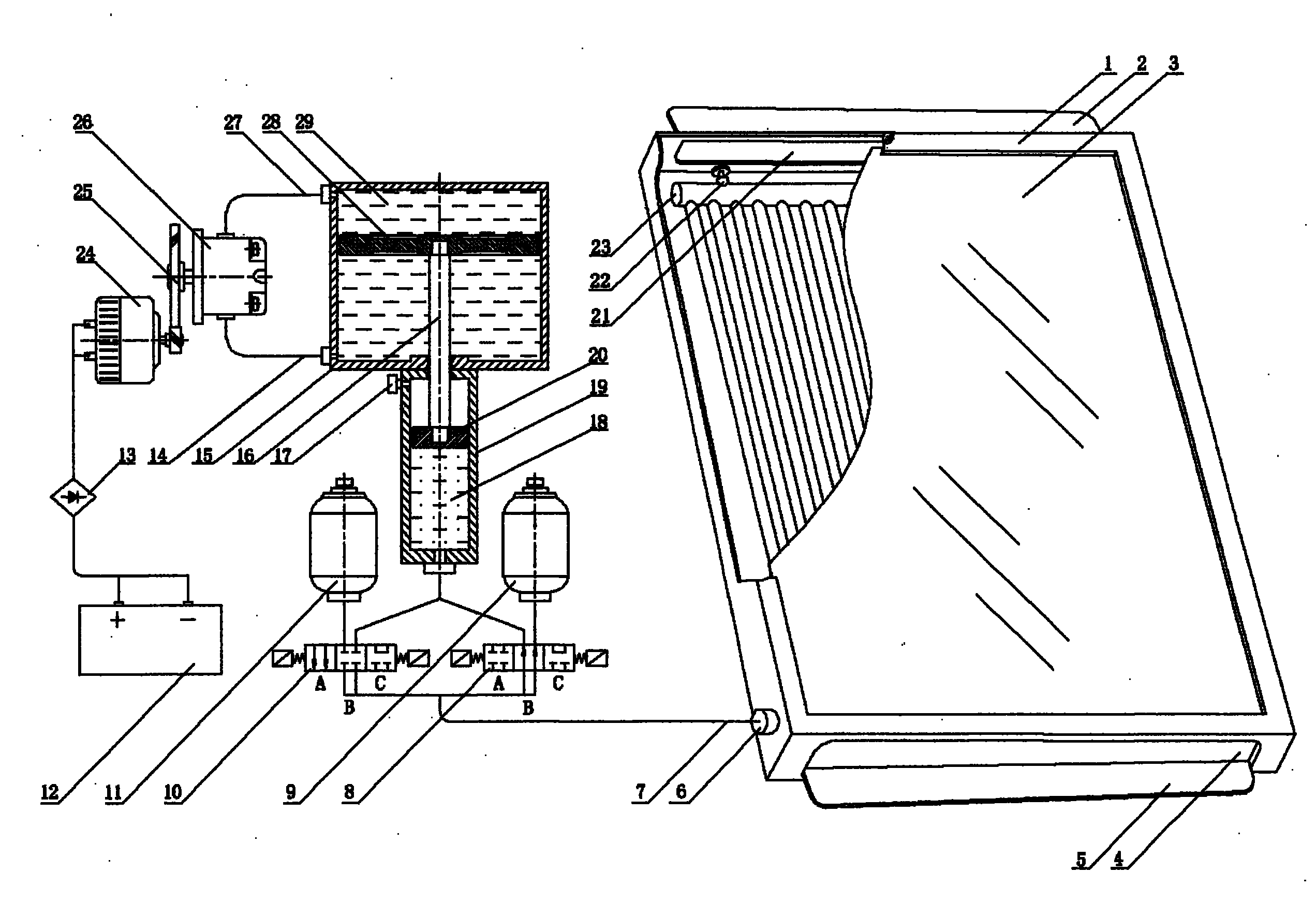 Solar power generating equipment