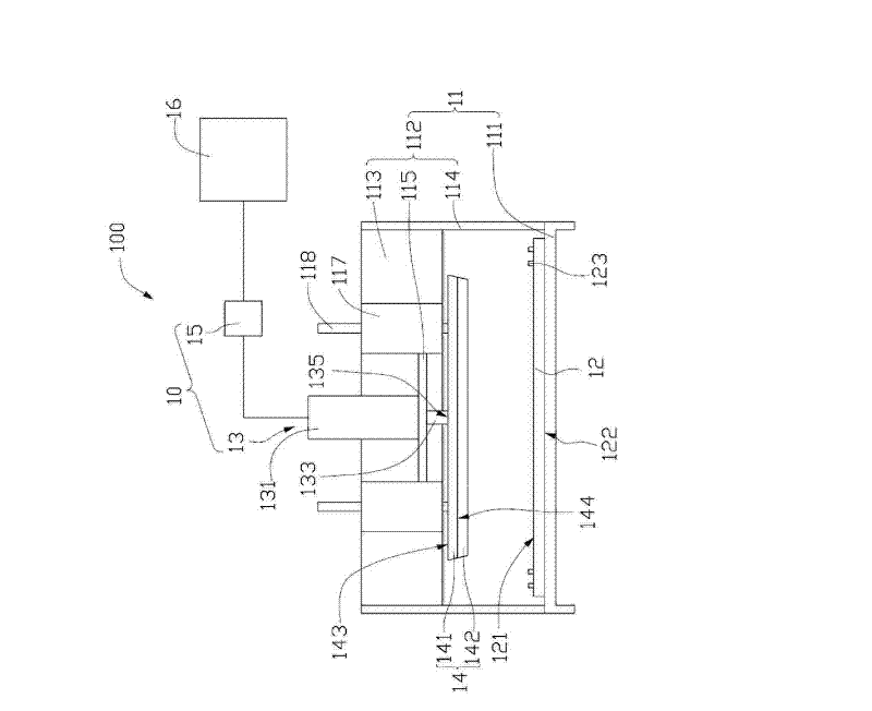 Platen device