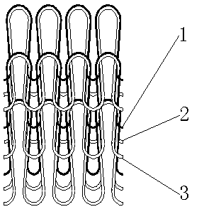 Two-tone two-side-brushed two-side-anti-pilling fabric and production method thereof