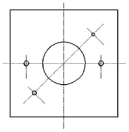 An integrated tooling for line drawing and positioning and its application method