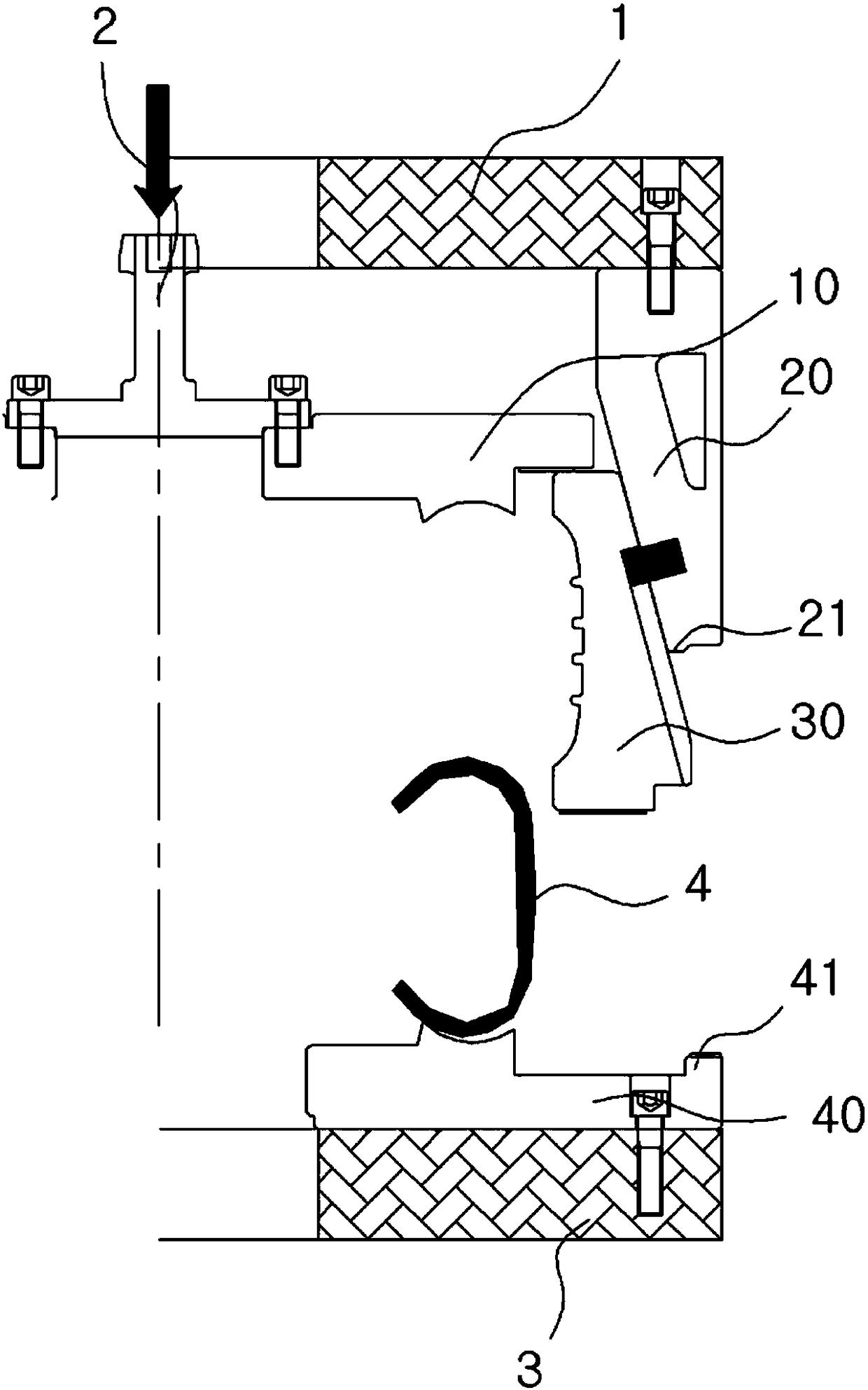 Pressurization apparatus for preventing faulty formation pattern of tire