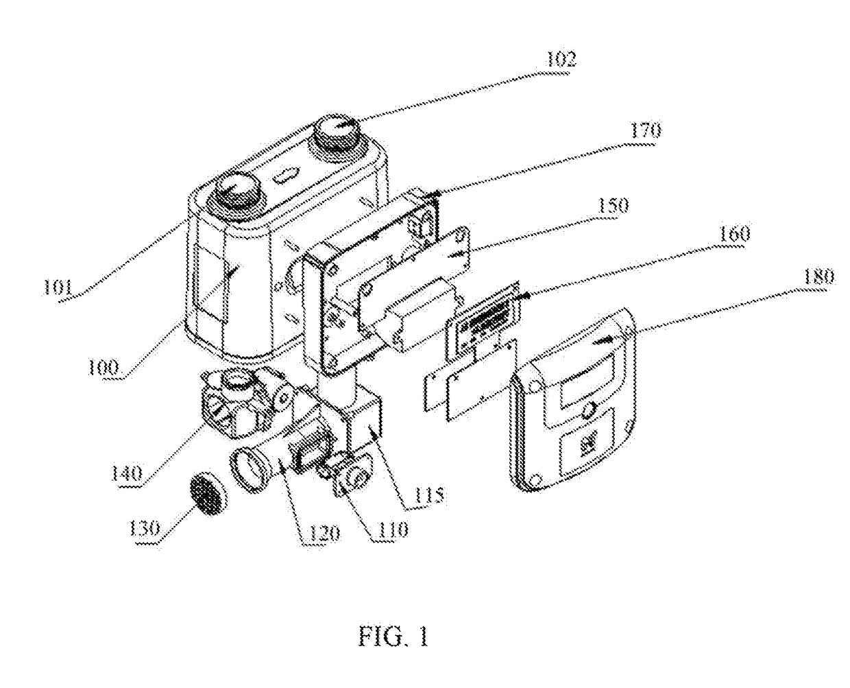 Utility mass flow gas meter