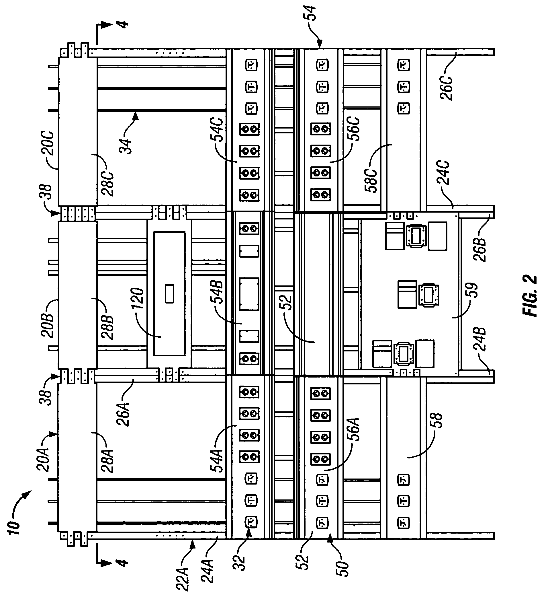 Modular in-wall medical services outlet system