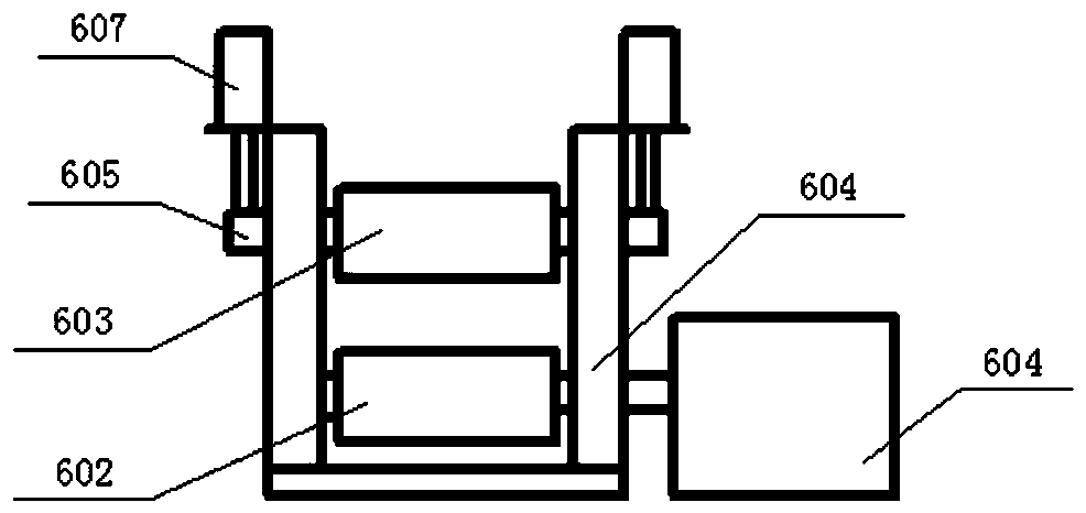 Steel belt uniform-speed edge-scraping equipment