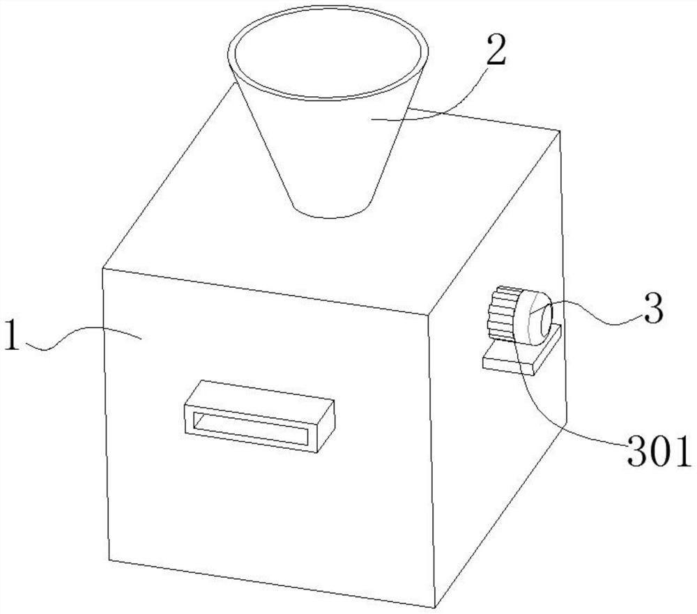 Raw material drying device for camellia oil production