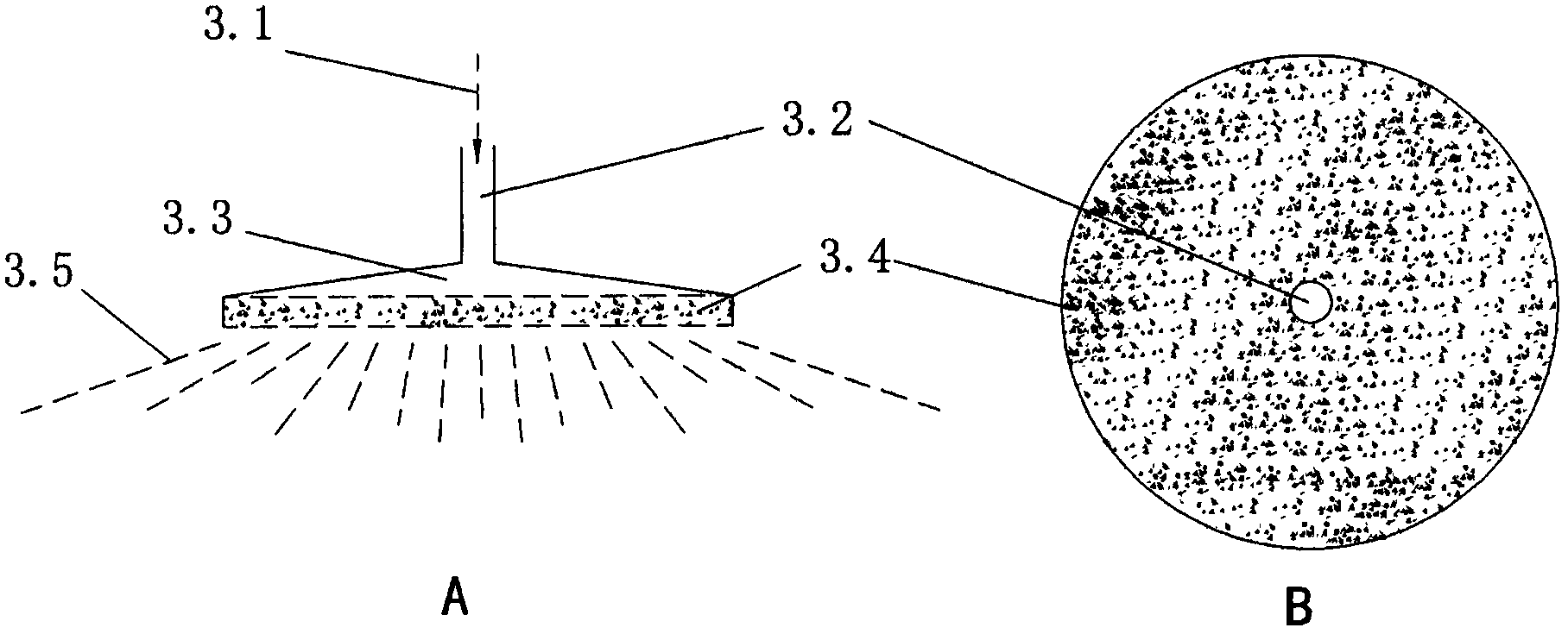 Ultra-filtration device for rural domestic wastewater