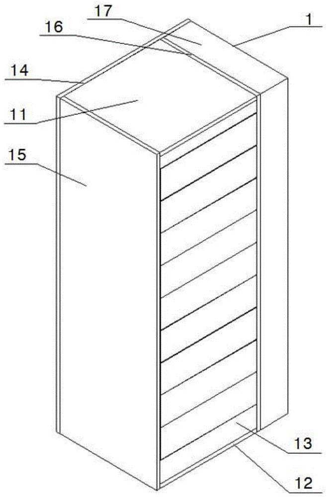 An automatic multi-layer storage box for multi-hole plate for biological detection