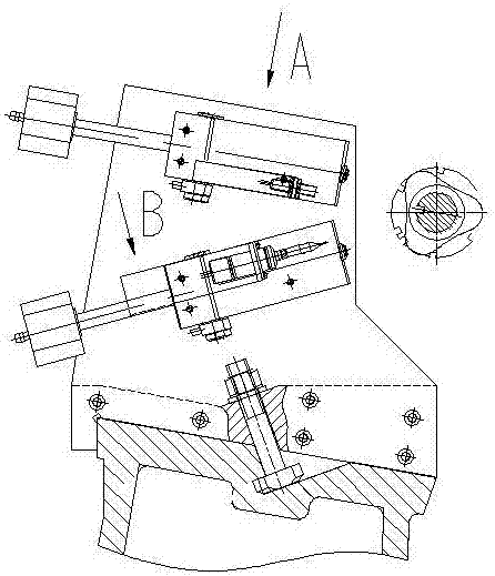 A device for automatically aligning, correcting and positioning a camshaft