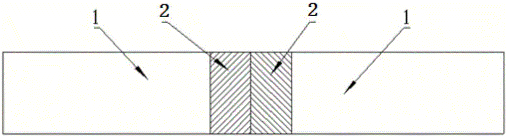 Seamless welding method of ultrahigh molecular weight polyethylene plates