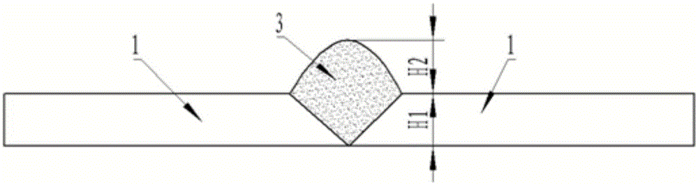 Seamless welding method of ultrahigh molecular weight polyethylene plates