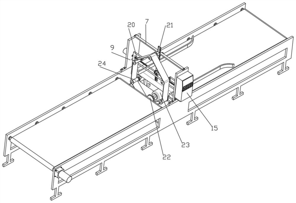 Intelligent numerical control machining equipment for wooden door machining