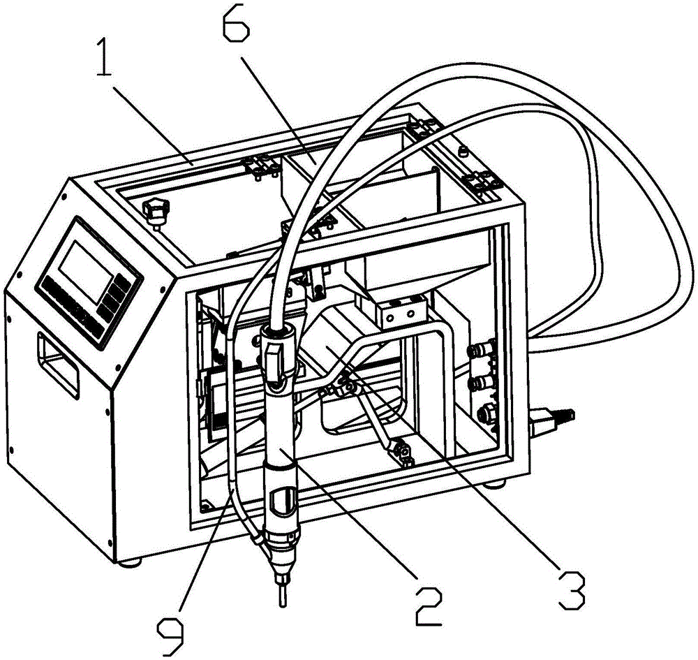 Handheld automatic screw machine