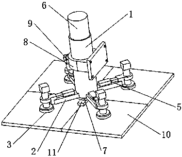 A splicing device and splicing method for building curtain wall aluminum panels