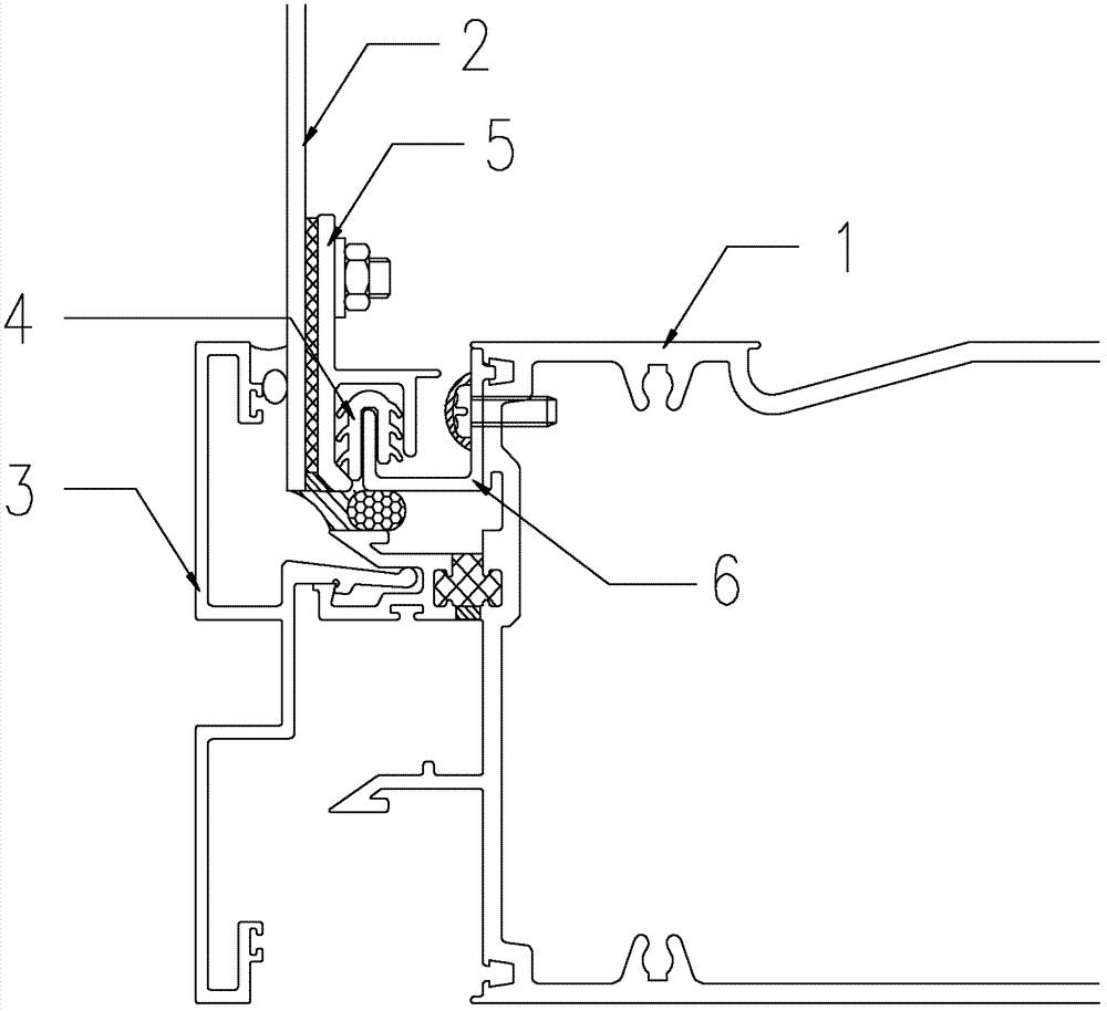 Adhesive strip for curtain wall decoration and connection