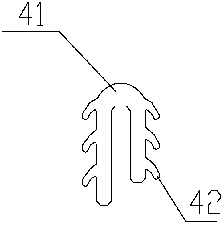 Adhesive strip for curtain wall decoration and connection